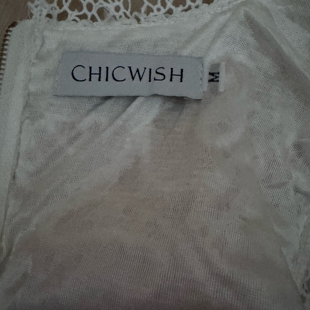 Chicwish Ivory Lace Blouse